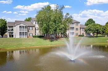 Community Pond with Fountain